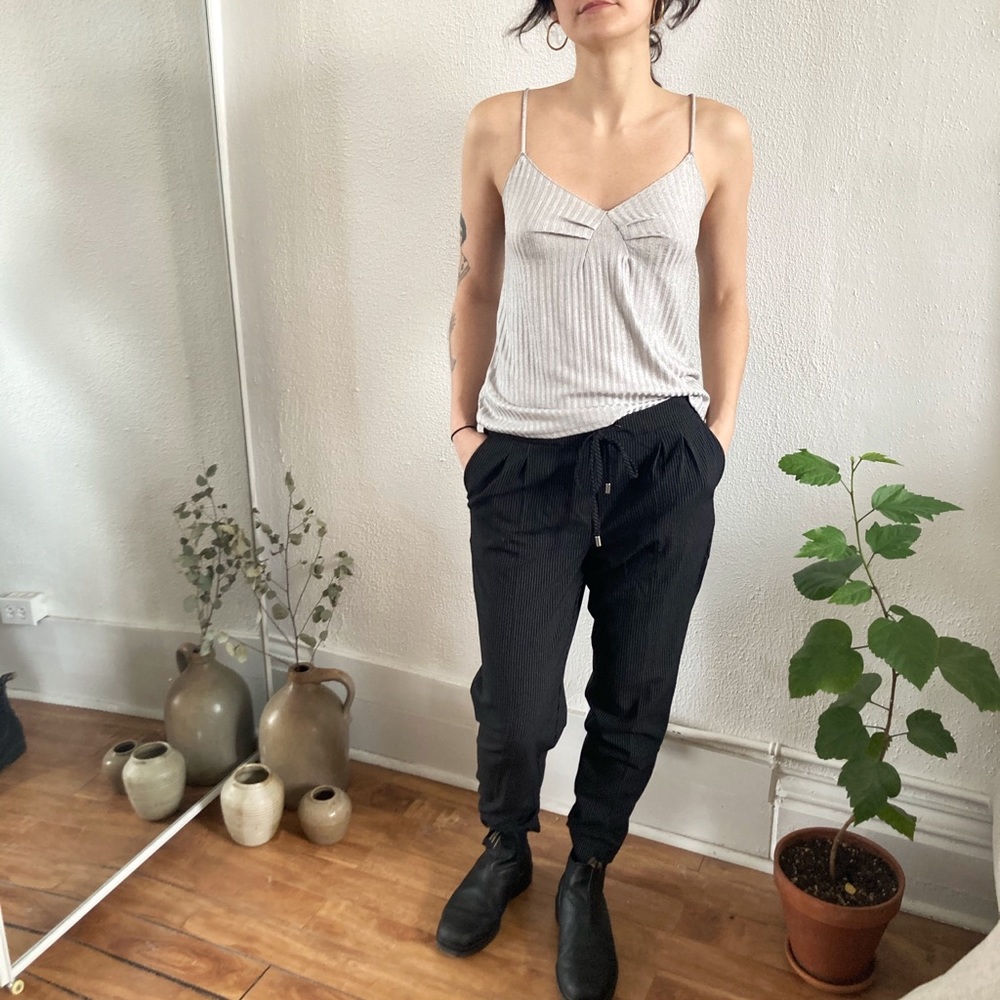 Dynamite Pinstripe Trouser Jogger Pant M